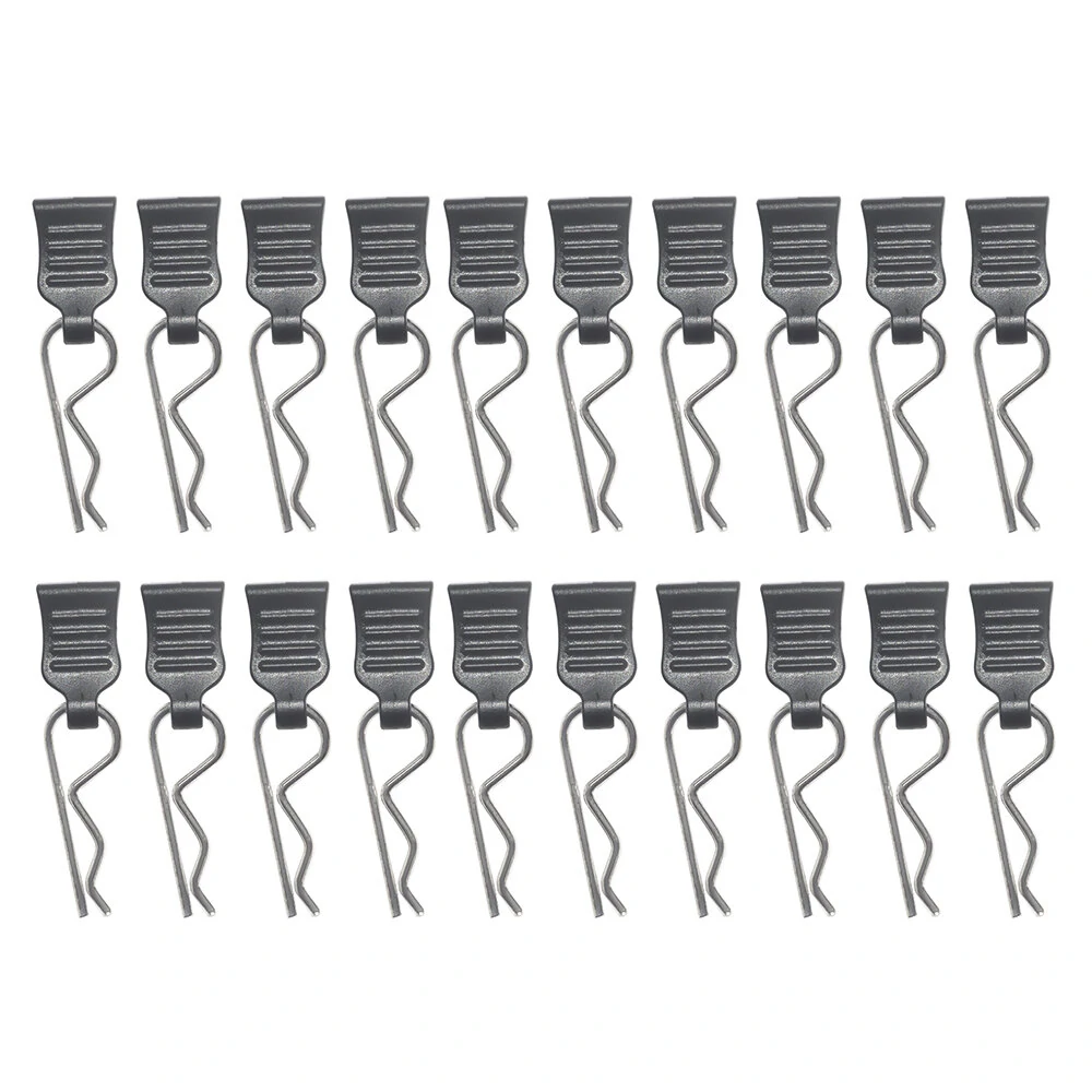 12PCS/20PCS/30PCS RC Car Parts Body Shell Clips Buckle for 1/20 1/24 Vehicles Models Spare Universal Accessories — view 8