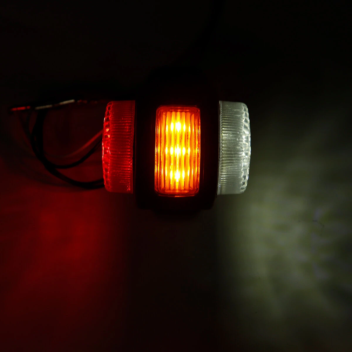12V-24V 11 LED Double Side Marker Light Indicator Lamp Rubber Outline For Traile — view 9