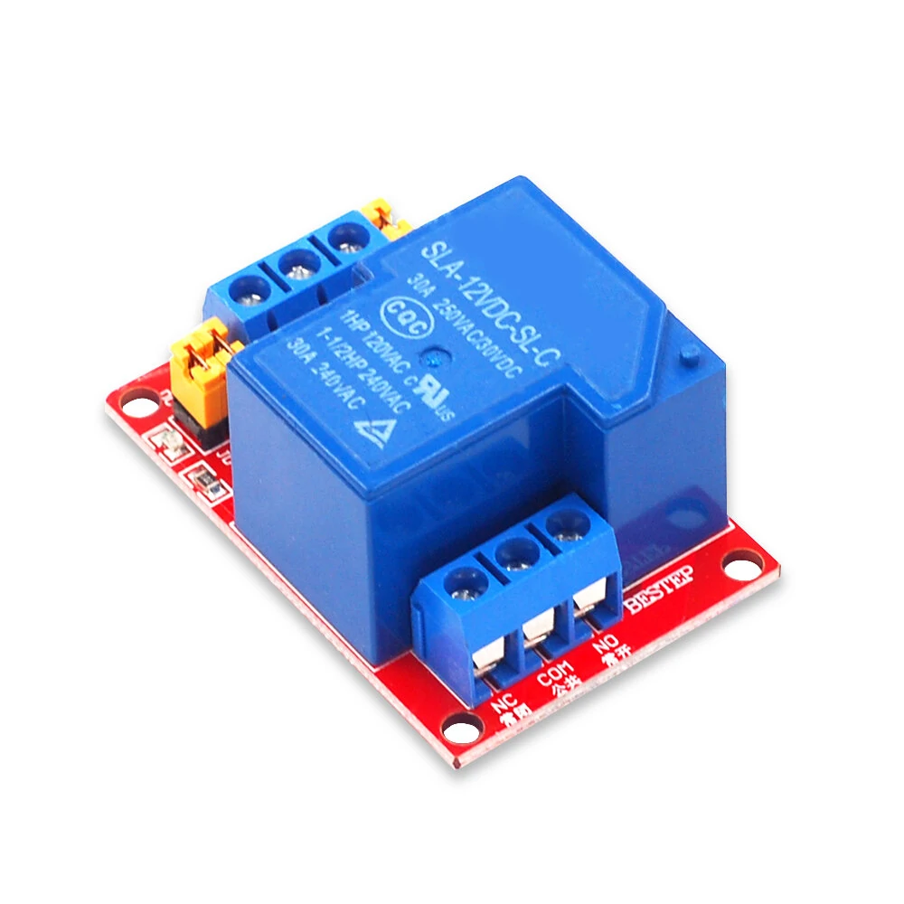 12V 30A One Channel Relay Module with Optocoupler Isolation Support High and Low Level Trigger — view 2