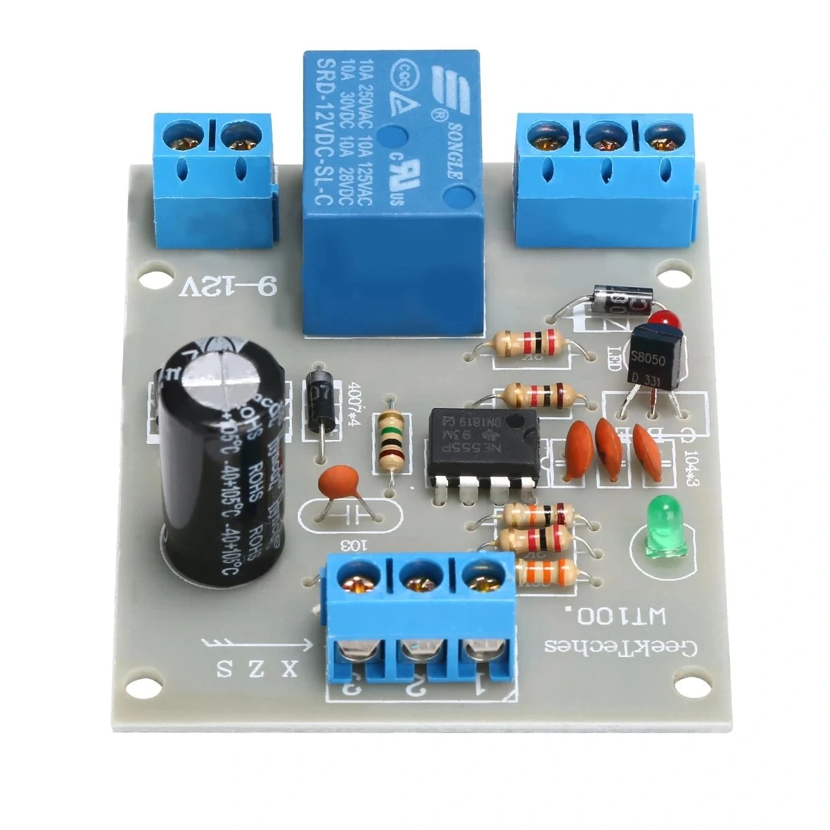 12V Automatic Water Liquid Level Controller Sensor Module Water Level Detection — view 3
