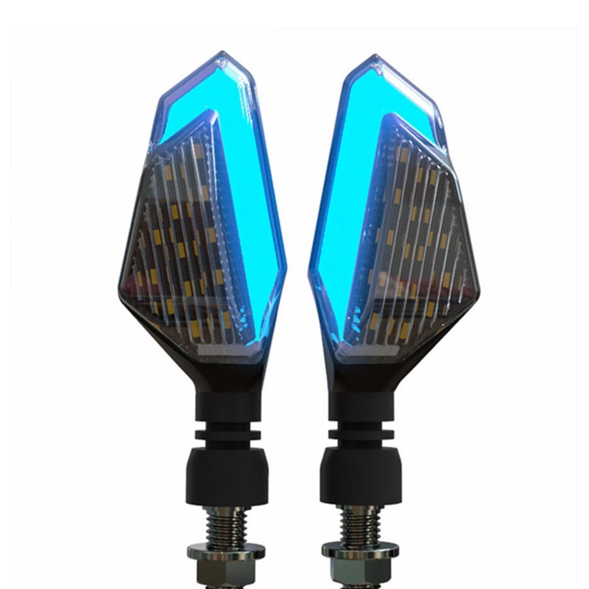 12V Motorcycle LED Turn Signal Lights Running Daytime Light Brightness DRL — Pricio