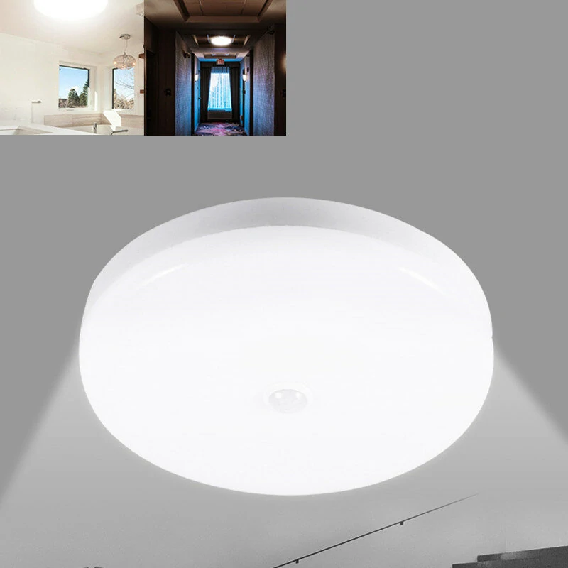 12W 18W Intelligent Motion Sensor LED Ceiling Light Non-dimmable Home Fixture Detective Lamp AC220V — view 2