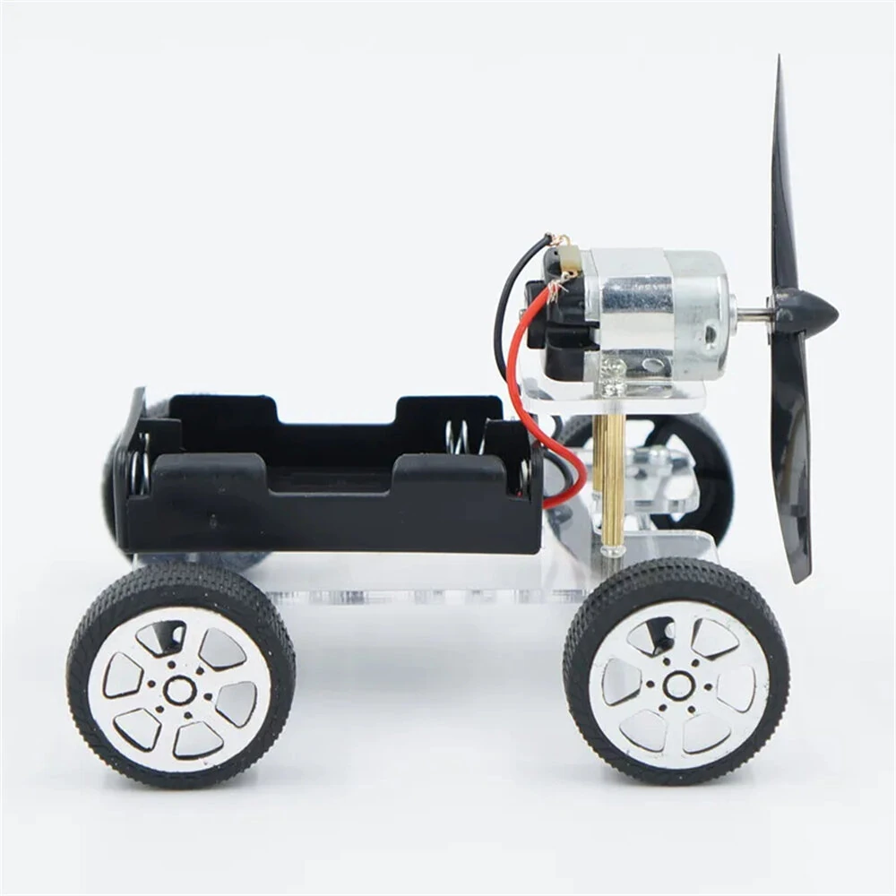 130 Brush Motor Creative Wind Powered Car Material Kit Students DIY Handmade Science Technology Small Production Experiment Toys — view 7