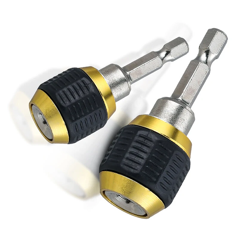 1/4 Inner Hex 60mm Hexagonal Shank Quick Coupling Power Tool Accessories Electric Drills Adapters Drill Bit Holder Parts — view 4