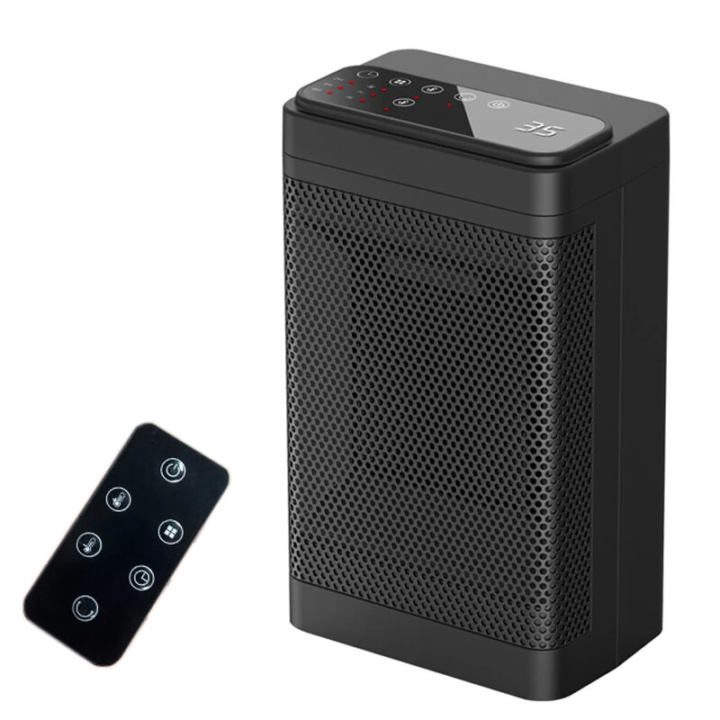 1500W Remote Control Space Heater 3 Gear PTC Ceramic Heating Long-Range Remote Adjustable Thermostat Compact Electric Heater for Home Office — view 8