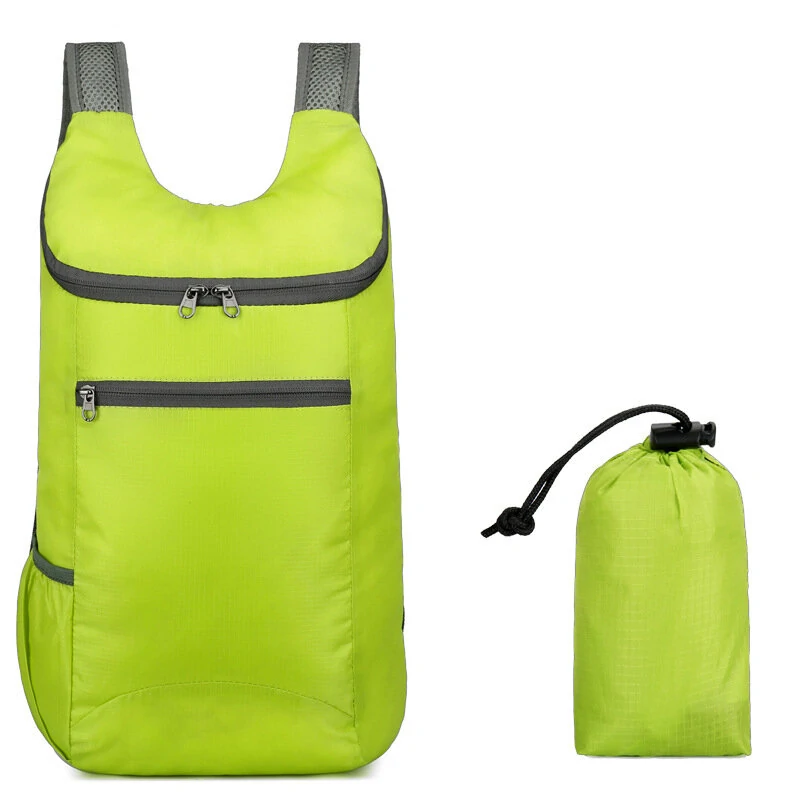 15L Waterproof Folding Backpack Ultralight Camping Backpack Outdoor Daypack Men Women Foldable Traveling Hiking Cycling Backpack — view 2