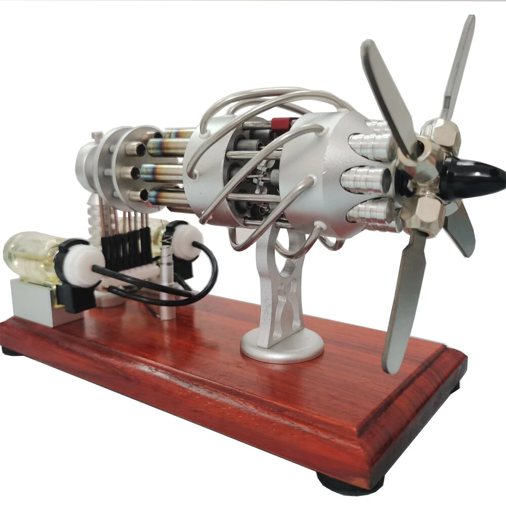 16 Cylinder Swash Plate Stirling Engine Model Science Discovery Technology Puzzle Novelty Toys — view 2