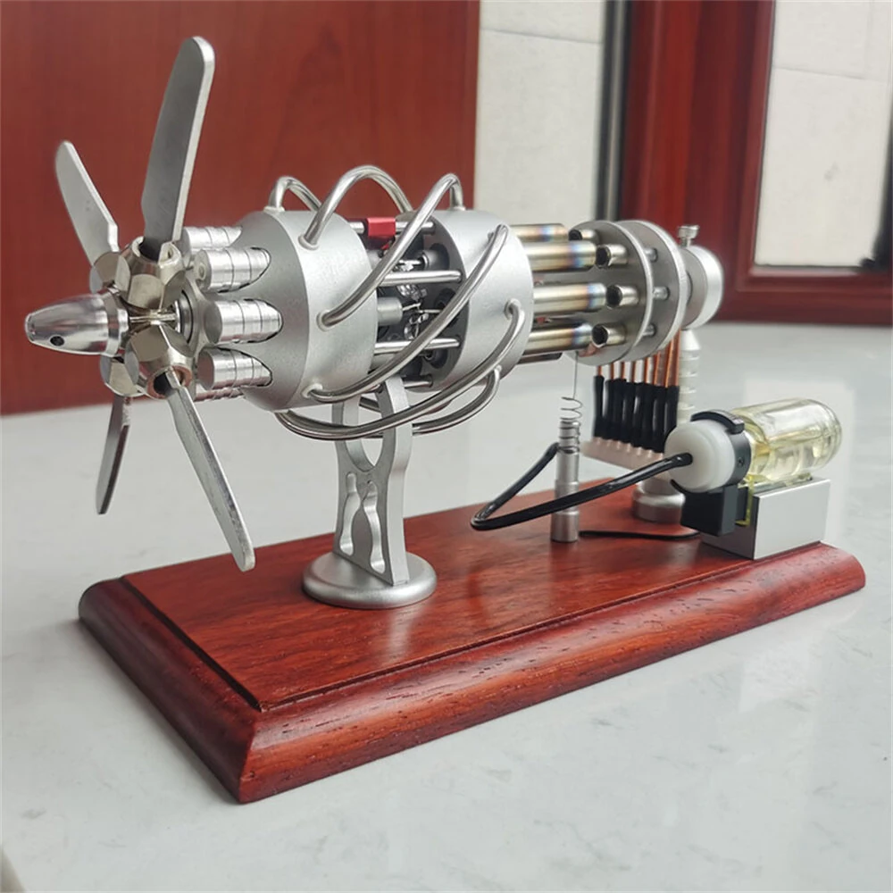 16 Cylinder Swash Plate Stirling Engine Model Science Discovery Technology Puzzle Novelty Toys — view 3