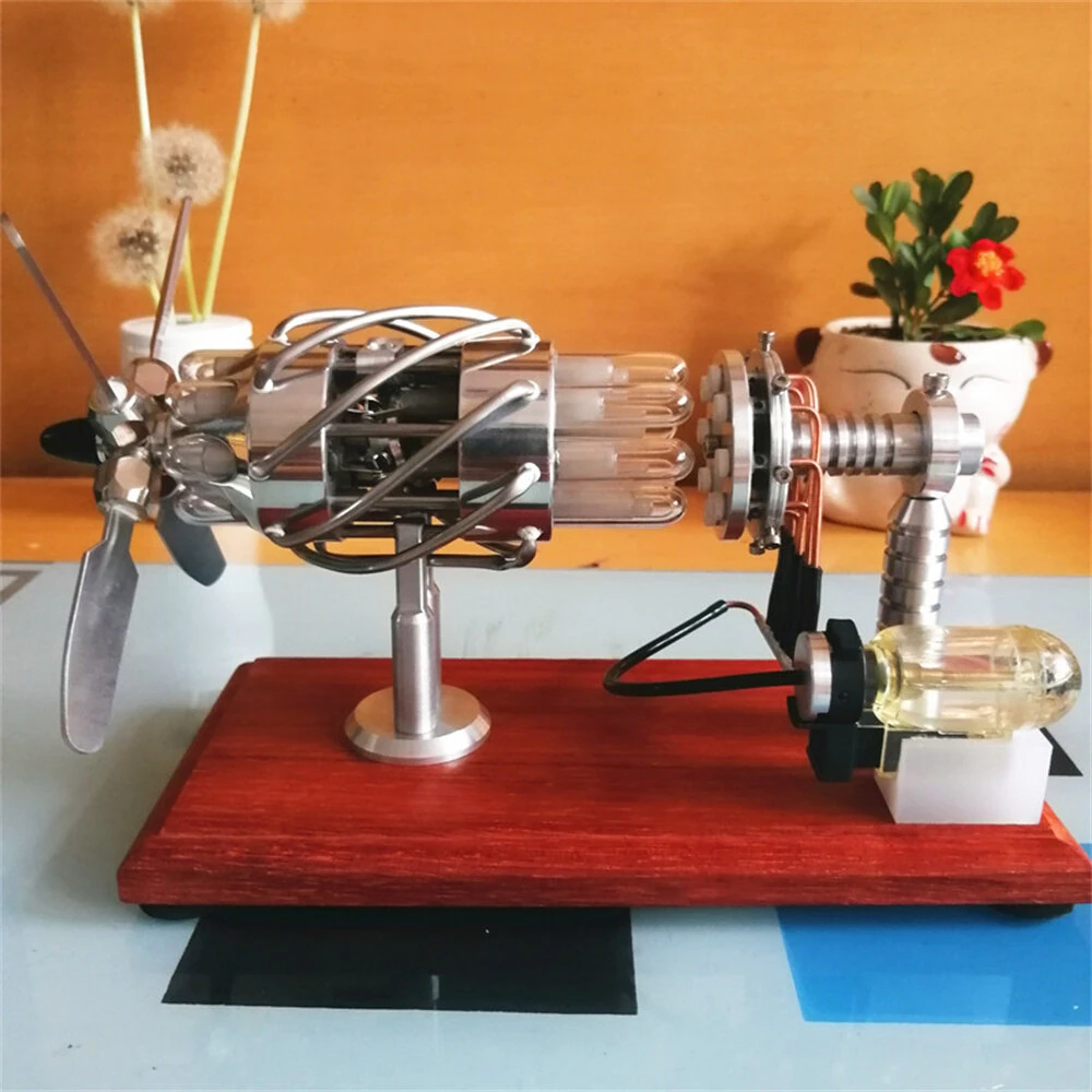 16 Cylinder Swash Plate Stirling Engine Model Science Discovery Technology Puzzle Novelty Toys — view 4