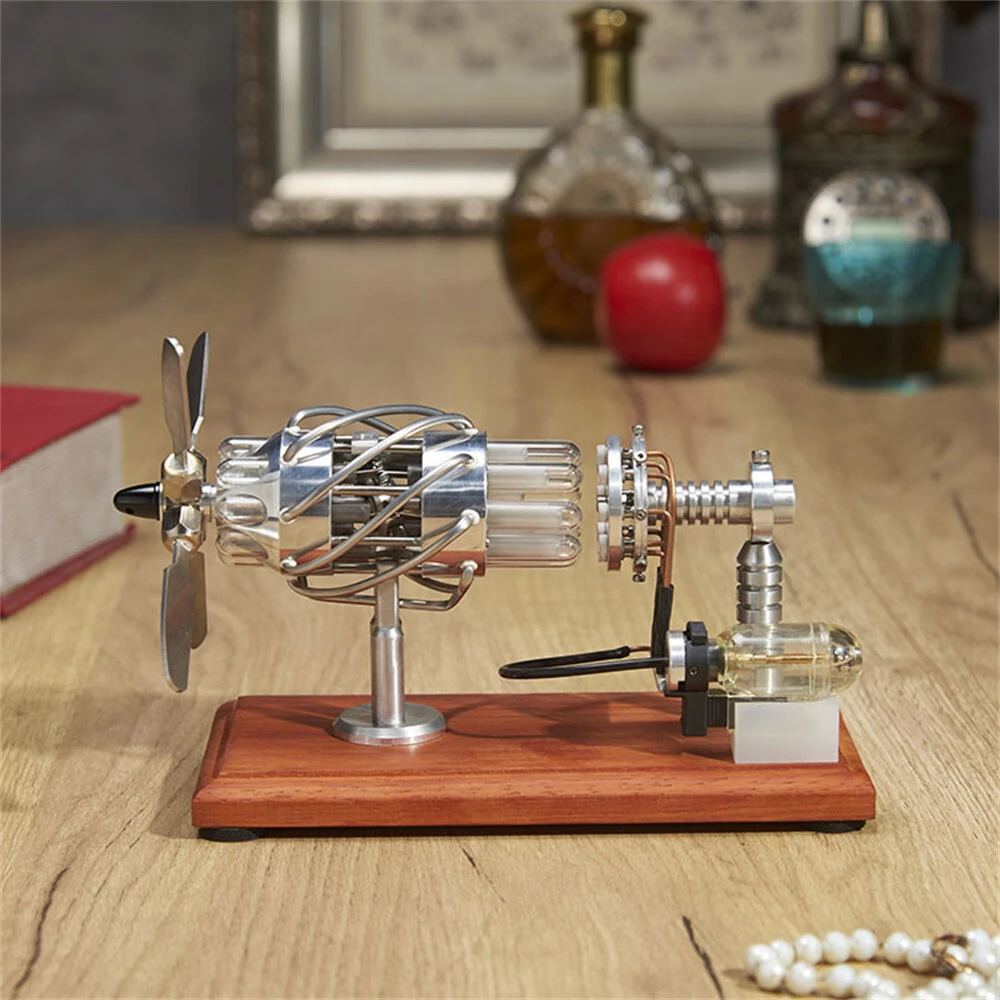 16 Cylinder Swash Plate Stirling Engine Model Science Discovery Technology Puzzle Novelty Toys — view 8