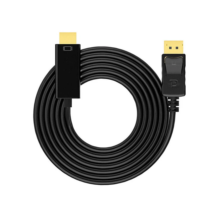 1.8M DisplayPort to HDMI-compatible Cable 4K*2K Converter Cable for Connecting Laptop to Projectors — view 3