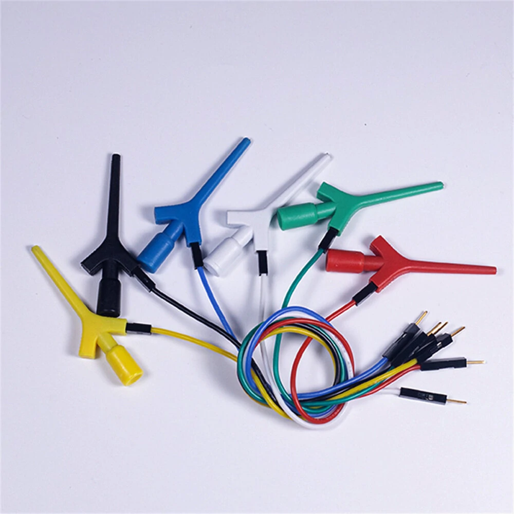 18PCS High-Pressure Differential Multimeter Testing Hook Universal Compatibility with Aircraft-Type IC Clamp Compact Design Probe Needle for Precision Lab Work and Circuit Testing — view 2