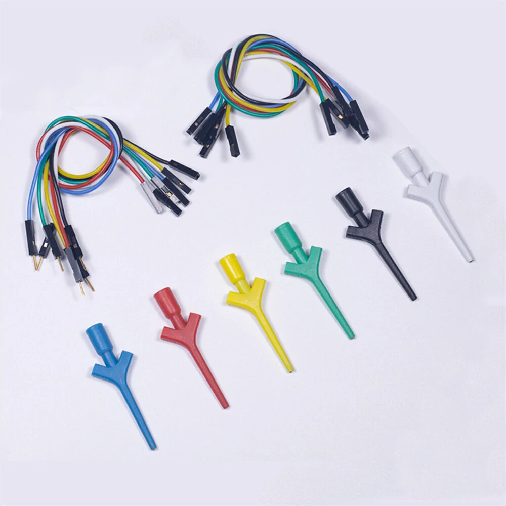18PCS High-Pressure Differential Multimeter Testing Hook Universal Compatibility with Aircraft-Type IC Clamp Compact Design Probe Needle for Precision Lab Work and Circuit Testing — view 3
