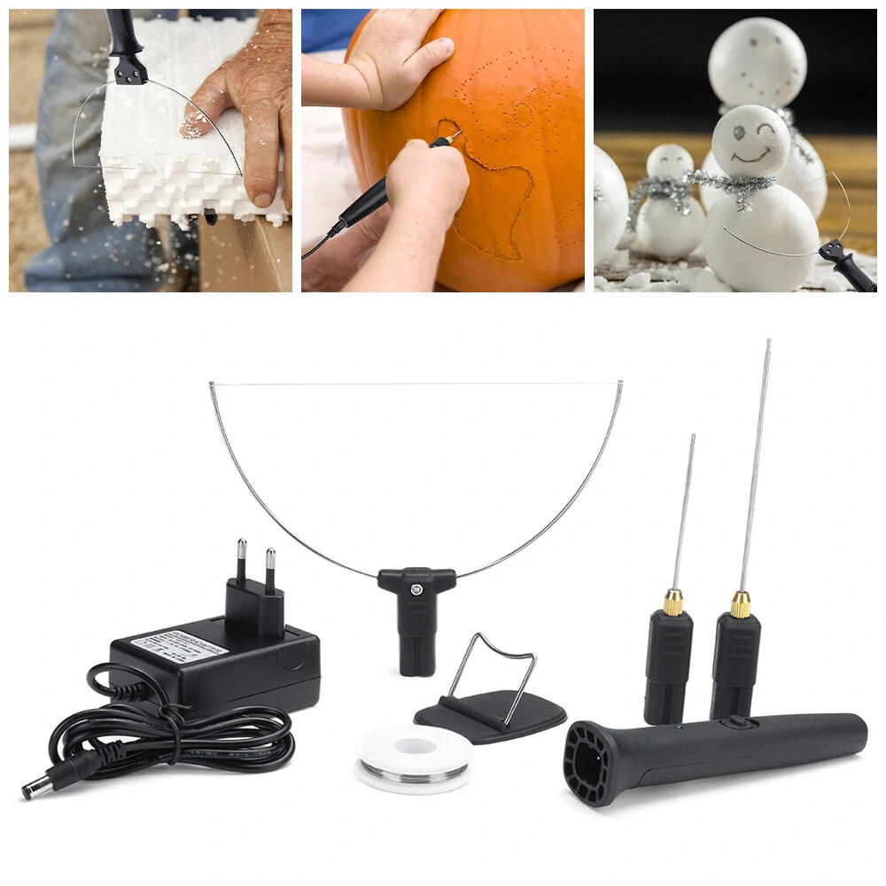 18W 3 in 1 Electric Wire Foam Cutter Styrofoam Cutting Machine Pen Engraver Hand Tool — Pricio
