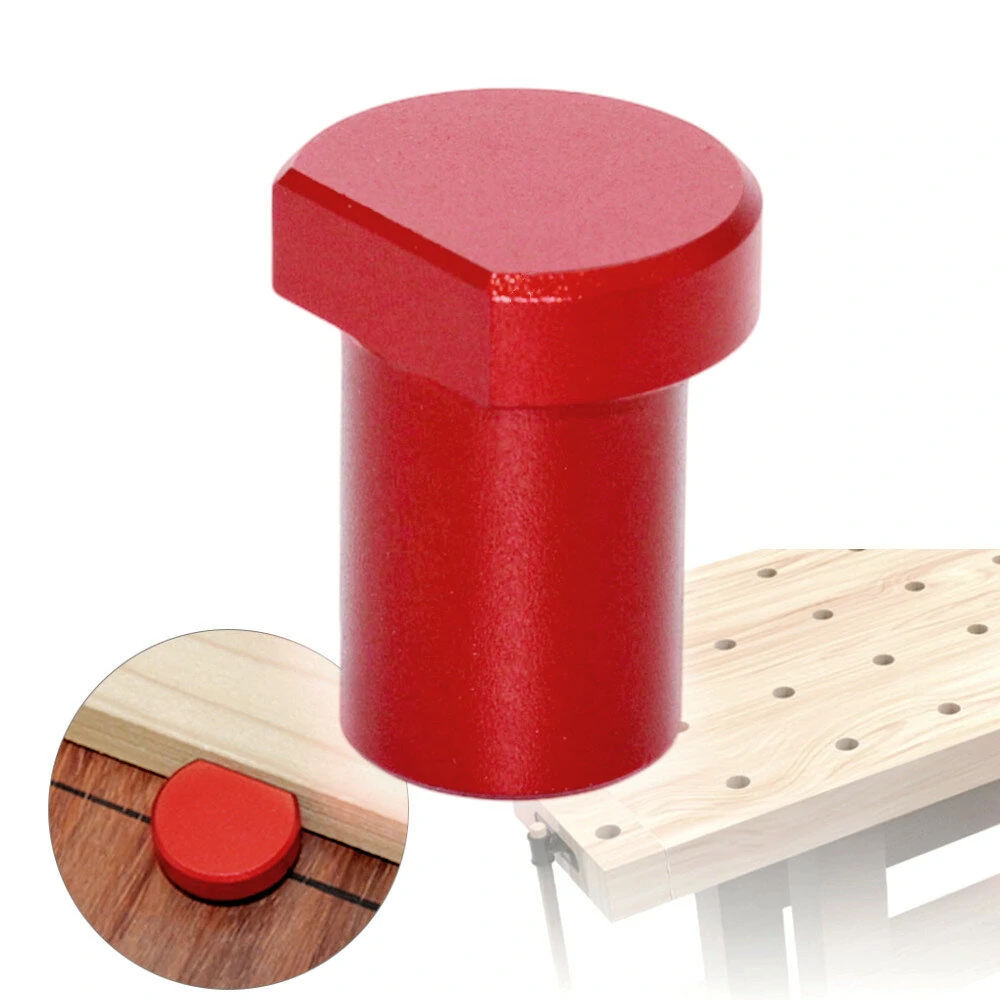19mm 20mm Aluminum Alloy Bench Dog Workbench Stop Clamp Quick Release Positioning Planing Plug Tenon Stopper — view 2