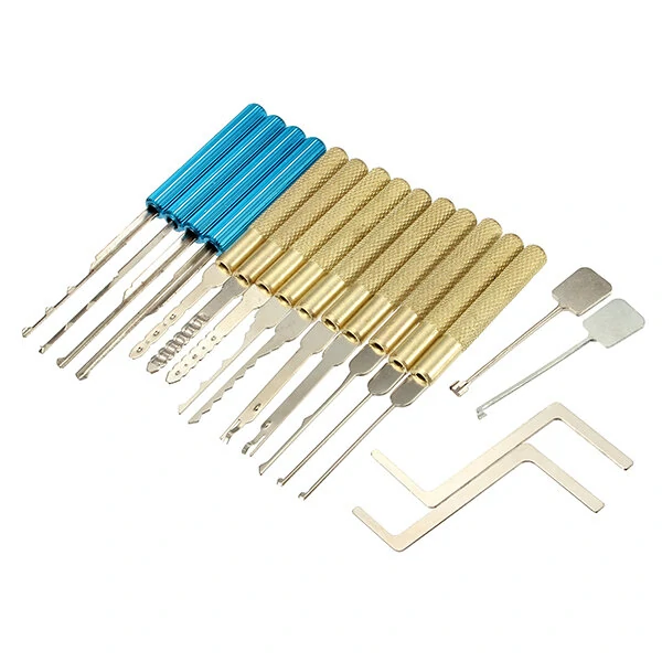 19Pcs Dimple Lock Pick Tools Combination Door Openner Locksmith Tool — view 4
