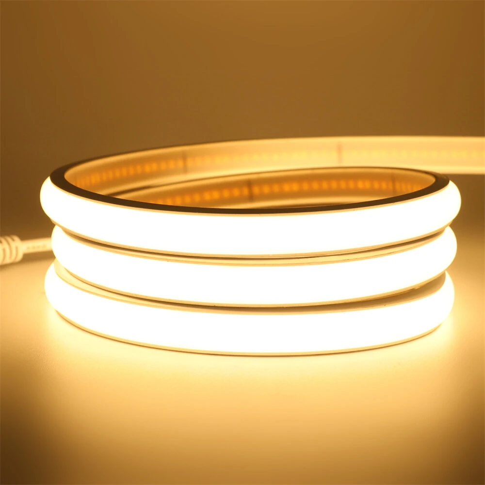 1m/2m/5m COB LED Strip Light IP65 Waterproof Flexible 288LEDs/m Warm White 3000K/Natural White 4000K High Brightness Indoor Outdoor Use — view 3