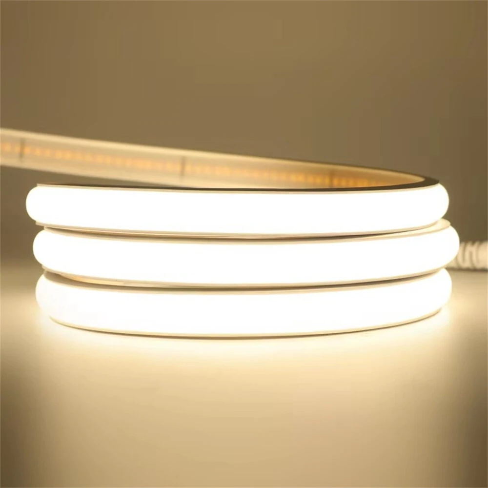 1m/2m/5m COB LED Strip Light IP65 Waterproof Flexible 288LEDs/m Warm White 3000K/Natural White 4000K High Brightness Indoor Outdoor Use — view 4