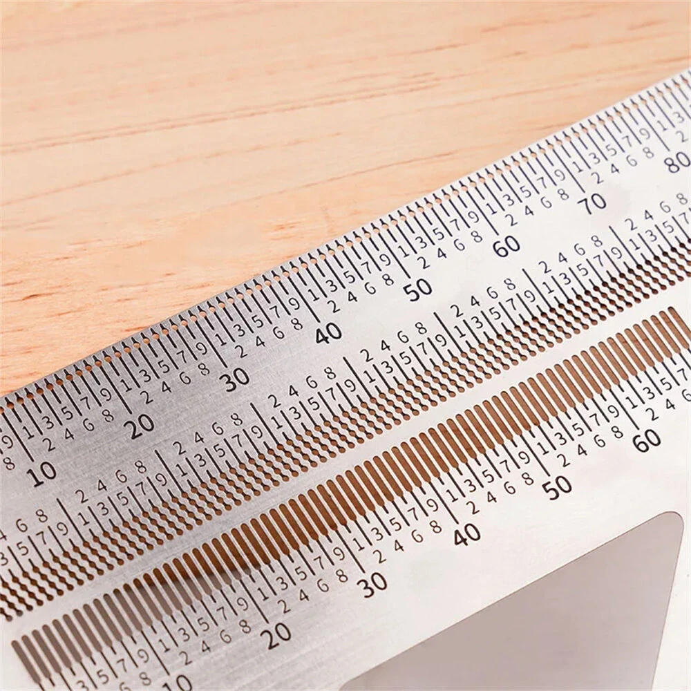 1Pc Carpenter Square 3D Multi Angle Measuring Ruler Precision Hole Positioning Marking Gauge Woodworking Scriber Triangle Ruler — view 5