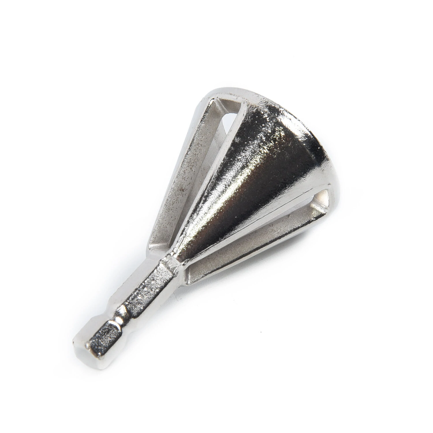 1Pc Deburring External Chamfering Tool Hss Triangular Handle / Hexagonal Handle Pagoda Metal Steel Step Drill Bit Hole Drill Conical Drill Countersink Hole — view 10