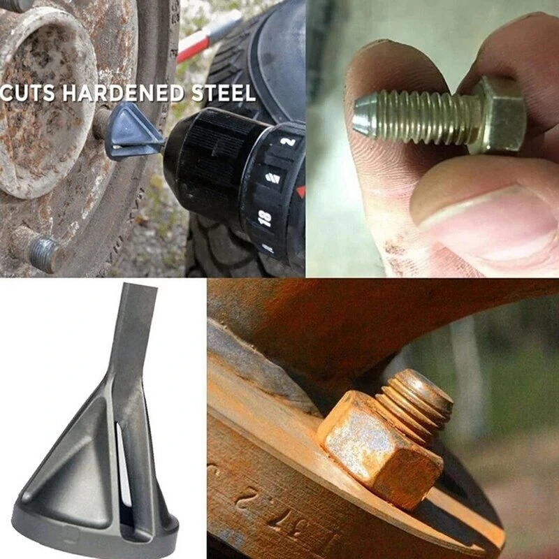 1Pc Deburring External Chamfering Tool Hss Triangular Handle / Hexagonal Handle Pagoda Metal Steel Step Drill Bit Hole Drill Conical Drill Countersink Hole — view 7
