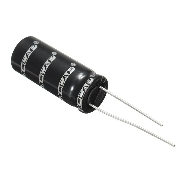2.7V 10F Cylindrical Ultra Super Farad Capacitor High Power Capacitance Supercap Fast Charge Long Life 10 x 26mm — view 4