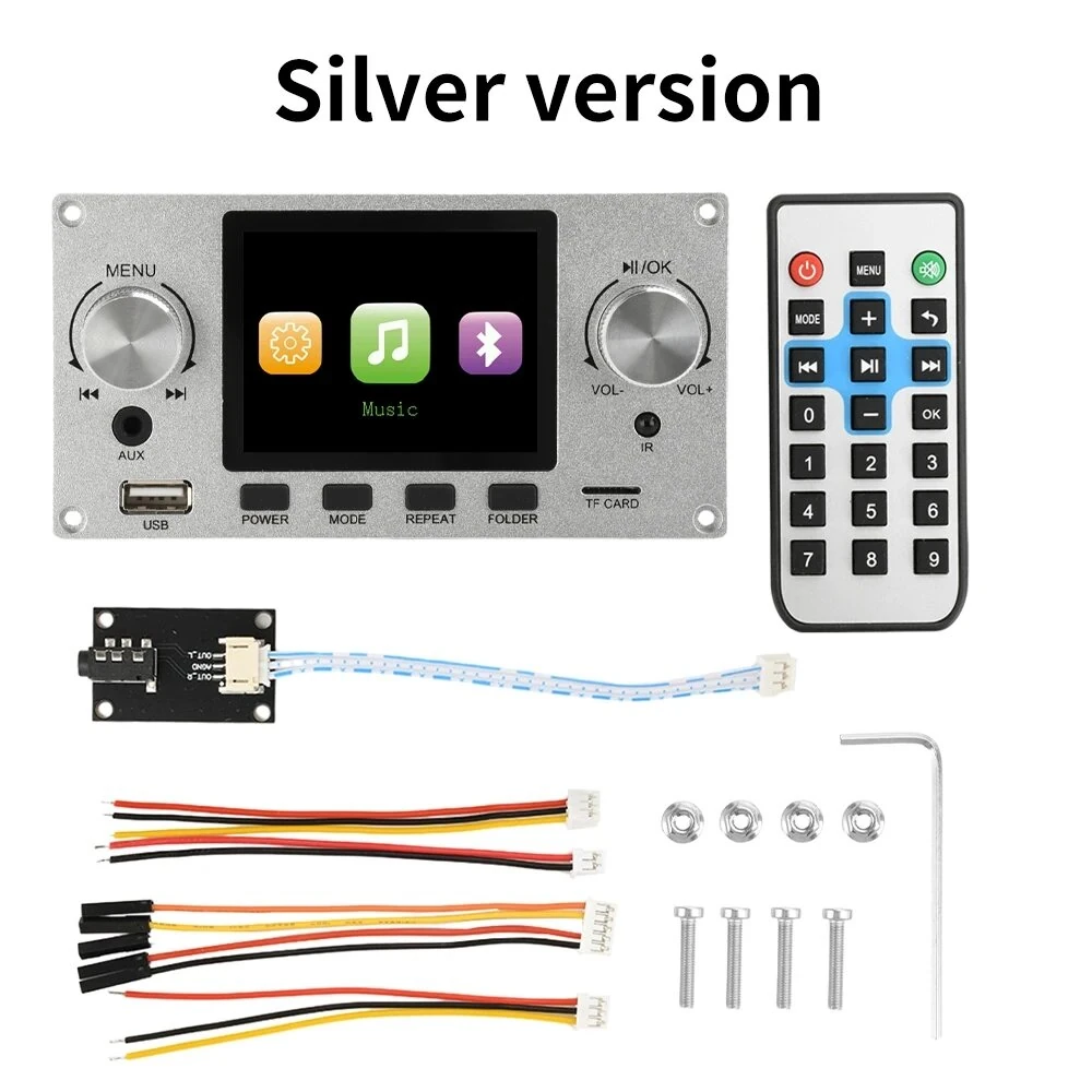 2.8 Inch IPS Screen Audio Decoder Board Bluetooth 5.3 MP3 FLAC WAV APE Support I2S Digital Output USB Sound Card Line Input EQ Audio Module — view 5