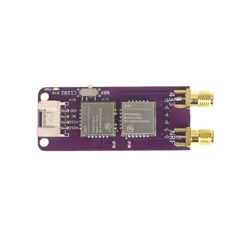 2-In-1 Dual Band CC1101 NRF24L01 RF Module High-Speed SPI Long Range Communication Device Iot Development Board for M5Stack StickC Plus2 — view 3