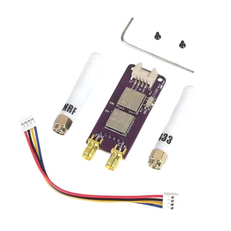 2-In-1 Dual Band CC1101 NRF24L01 RF Module High-Speed SPI Long Range Communication Device Iot Development Board for M5Stack StickC Plus2 — view 6