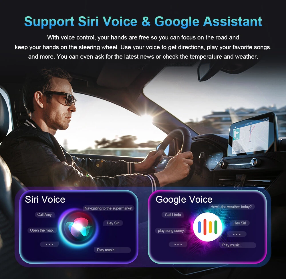 2-in-1 Wireless CarPlay Android Auto Box CP/AA Adapter 5G Wifi & BT 5.0 Support Mobile Phones Vehicles — view 8
