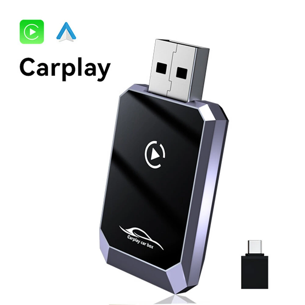 2 In 1 Wireless Carplay Car Interconnection Android Auto Carplay Module Plug and Play Supports Car's Built-In Microphone Buttons Touchscreen — view 3
