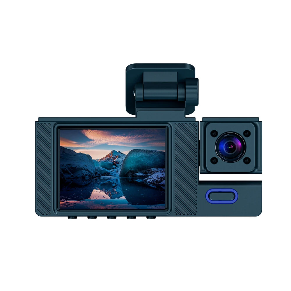 2 Inch IPS Screen Car Dash Cam 3-Channel Driving Recorder G-sensor Loop Recording Parking Monitoring — view 10