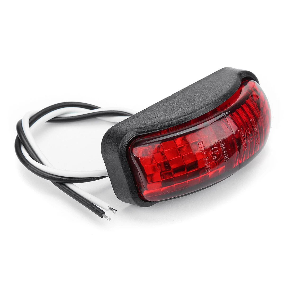 2-SMD LED Side Marker Lights Clearance Lamp 12-30V 54x24mm E4 Red/Yellow/White f — view 2