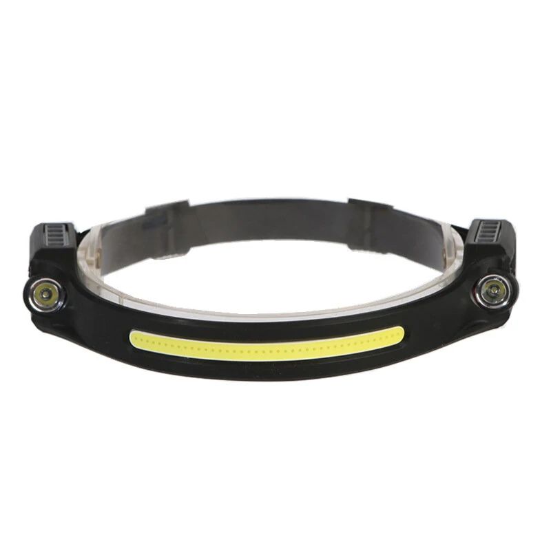 2*XPE 1*COB LED Headlamp Sensor 5 Modes Type-C Rechargeable Headlight Outdoor Flashlight Torch — view 2