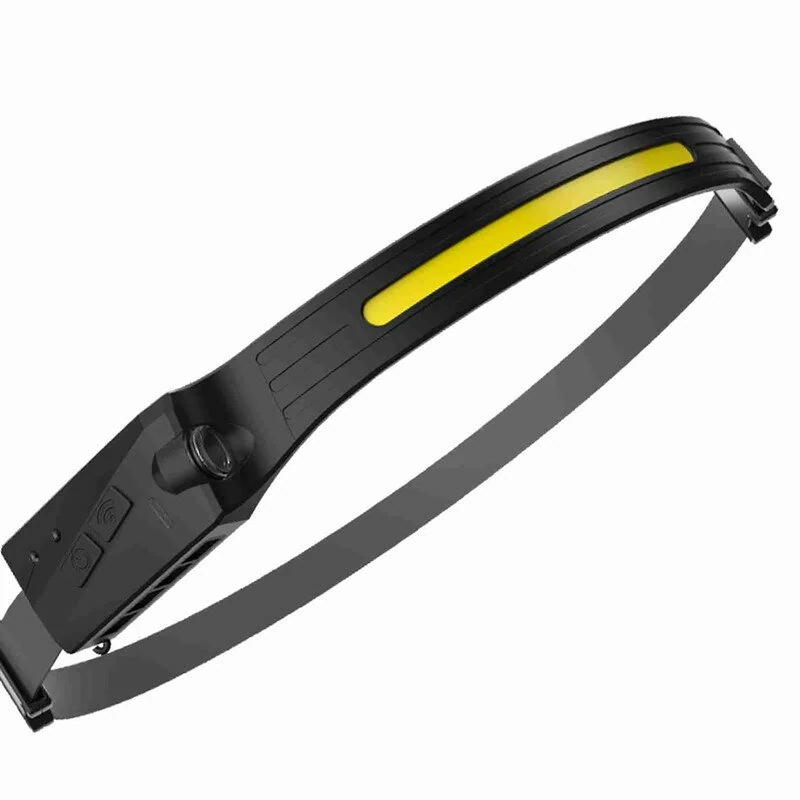 2*XPE 1*COB LED Headlamp Sensor 5 Modes Type-C Rechargeable Headlight Outdoor Flashlight Torch — view 3