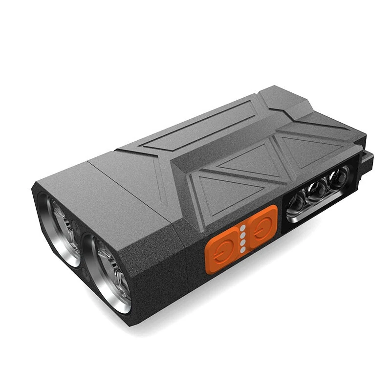 2000LM High Brightness Outdoor LED Flashlight with Sidelight Multi Light Source Strong Light Long-Range Emergency Charging Treasure Home Work Lighting Portable LED Torch — Pricio