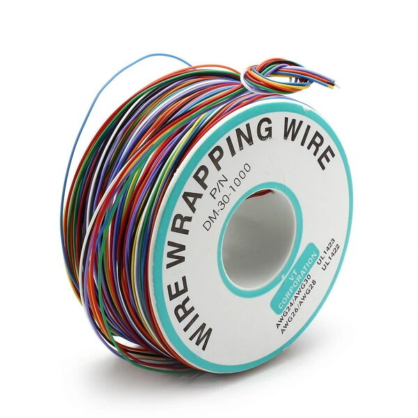 200m 0.55mm 8 Color Circuit Board Single-Core Tinned Copper Wire Jumper Cable Du — view 3