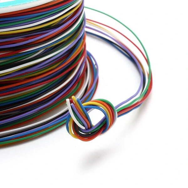 200m 0.55mm 8 Color Circuit Board Single-Core Tinned Copper Wire Jumper Cable Du — view 4