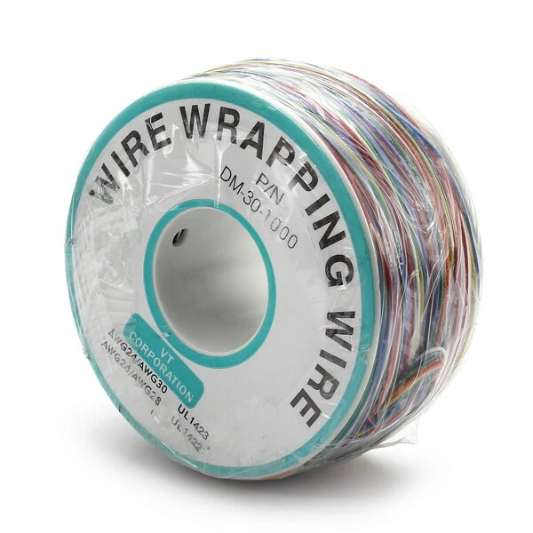 200m 0.55mm 8 Color Circuit Board Single-Core Tinned Copper Wire Jumper Cable Du — view 6