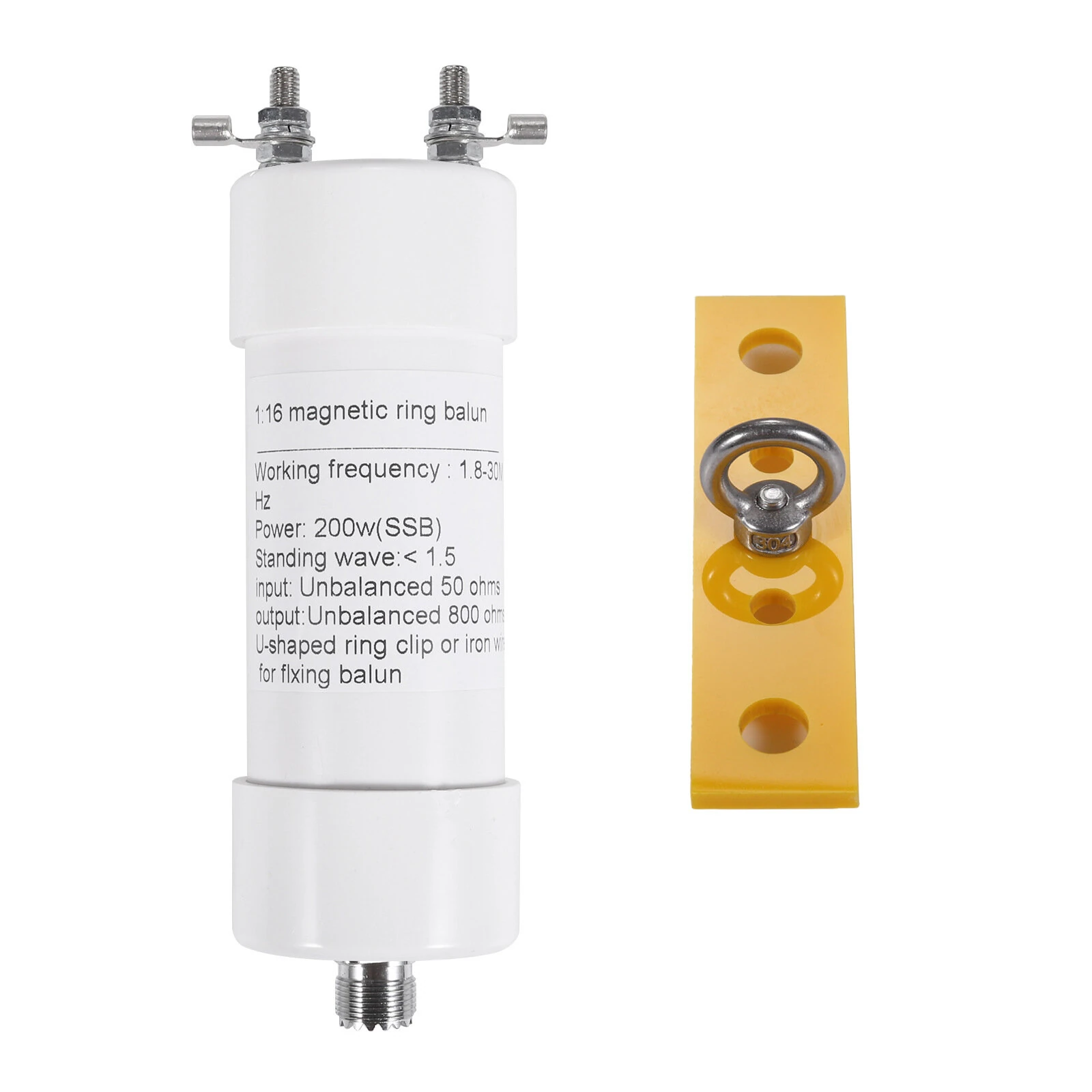 200W Shortwave Balun 1:16 Impedance Transformations Suitable for Wire Antenna Diamond Antenna High Power RF Voltage Conversion — Pricio