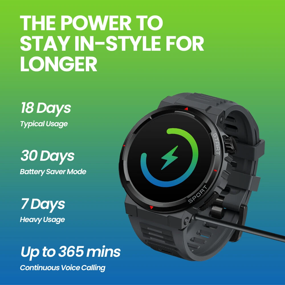 [2024 World Premiere]Zeblaze Ares 3 Plus 1.43 inch AMOLED Stainless Steel Navigation Crown IP68 Waterproof Realtek8773 Voice Calling 100+ Sport Modes 24H Health Monitor SpO2 Smart Watch — view 10