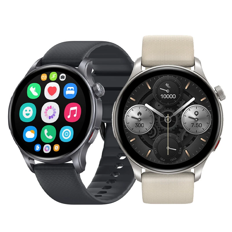[2025World Premiere]Zeblaze Btalk 3 GPS 1.43inch AMOLED Display GPS  Double Straps 3ATM Waterproof bluetooth Call Heart Rate Blood Oxygen Monitor Sleep Monitoring Female Tracking Breathing Training Multi-sport Modes Smart Watch — view 2