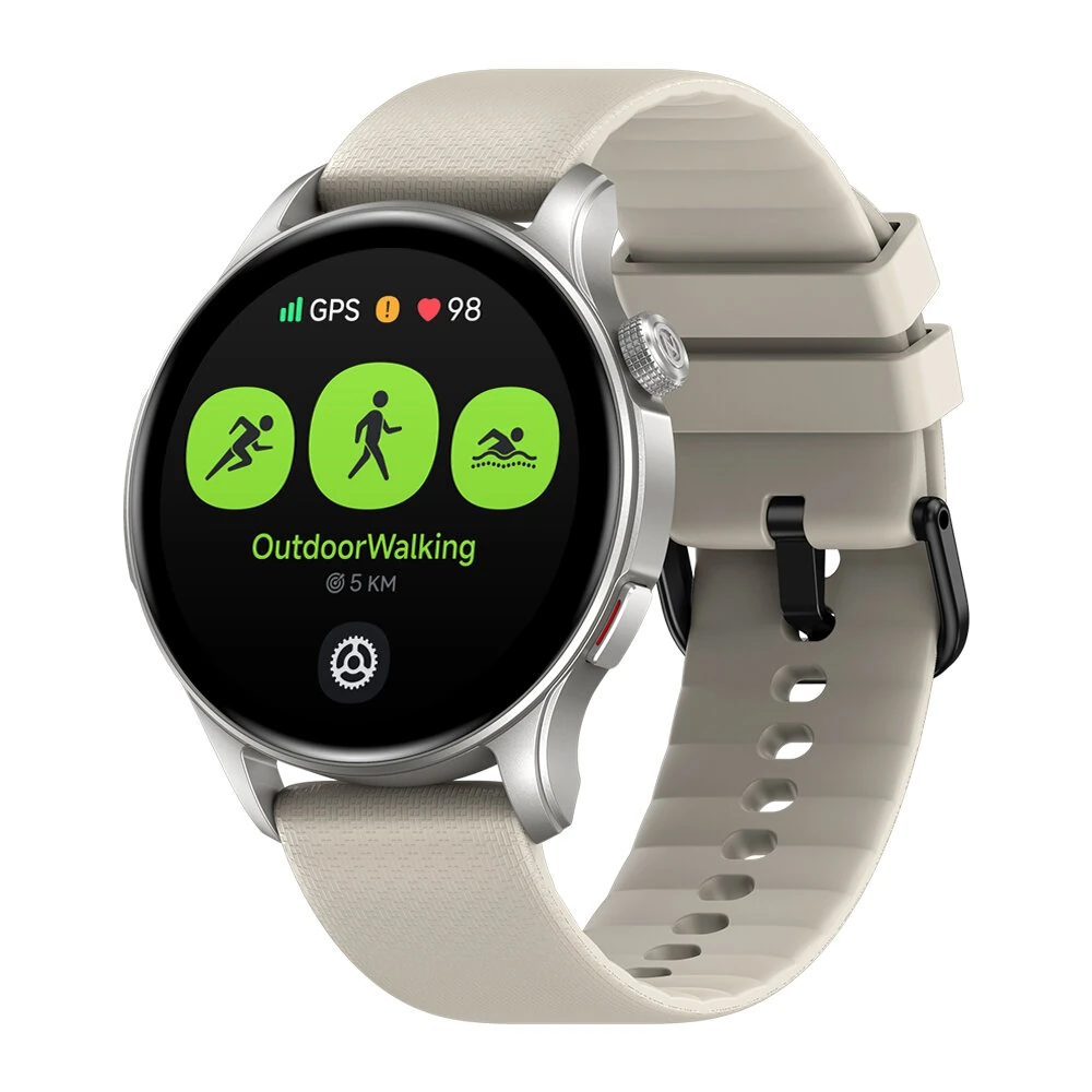 [2025World Premiere]Zeblaze Btalk 3 GPS 1.43inch AMOLED Display GPS  Double Straps 3ATM Waterproof bluetooth Call Heart Rate Blood Oxygen Monitor Sleep Monitoring Female Tracking Breathing Training Multi-sport Modes Smart Watch — view 4