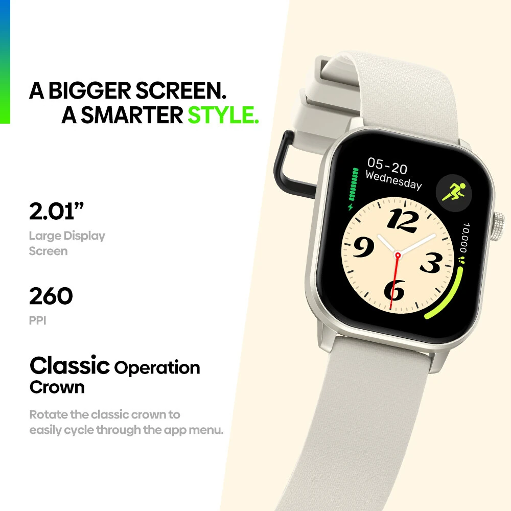 [2025World Premiere]Zeblaze GTS 3 GPS 2.01inch HD Screen 3ATM Waterproof bluetooth Call Heart Rate Blood Oxygen Monitor Sleep Monitoring Stress Tracking Breathing Exercise HRV Function Women's Headlth Multi-sport Modes Smart Watch — view 7