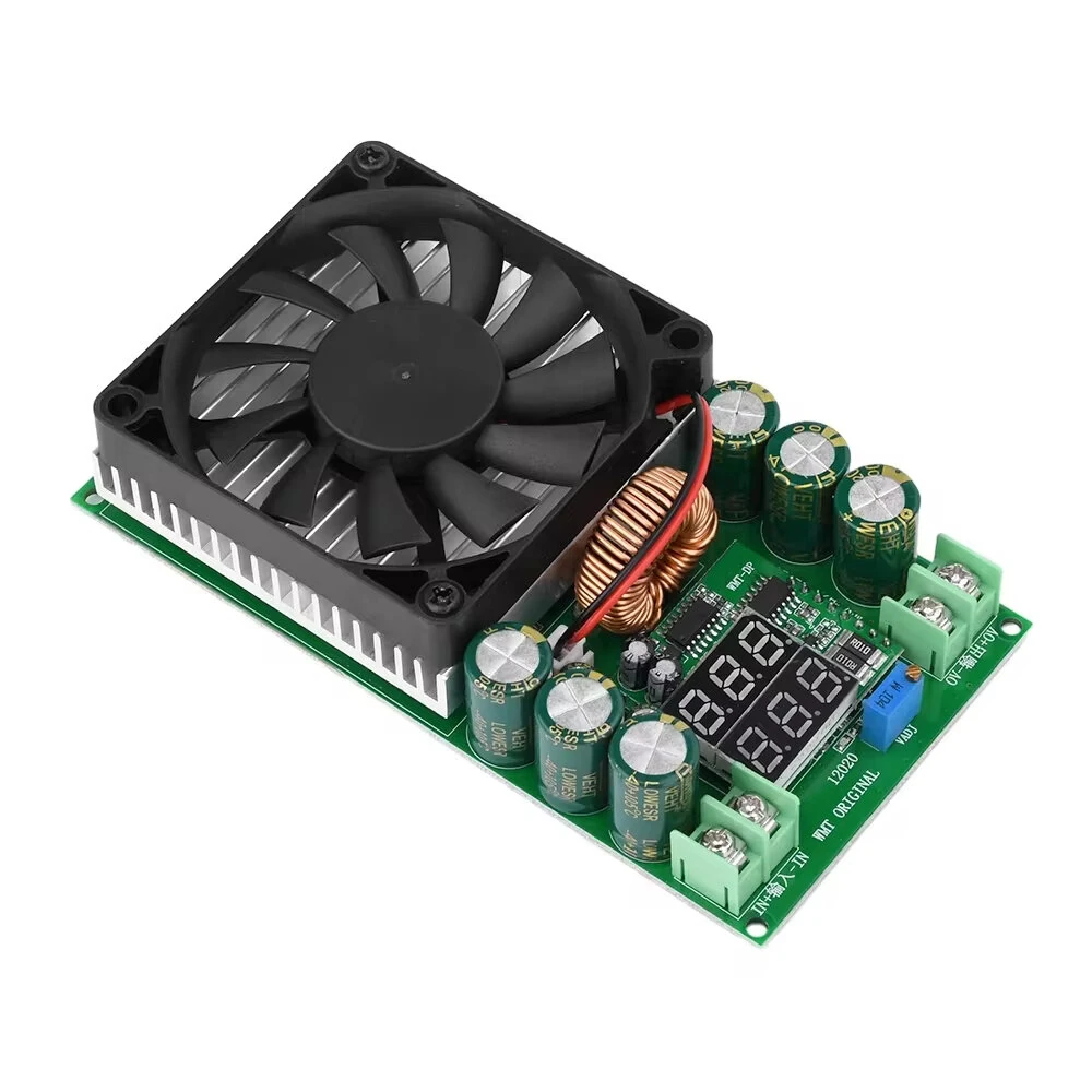 20A 600W DC Step-down Power Module 120V 96V 72V to 24V 12V 5V High Power Adjustable Voltage with Display for Solar Battery Charging — Pricio