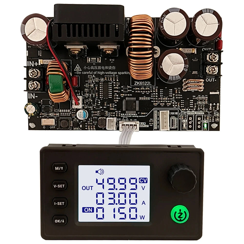 22A/1400W Buck DC Adjustable Voltage Regulator Voltage Current Module Constant Voltage Constant Current Step-down Module — view 2