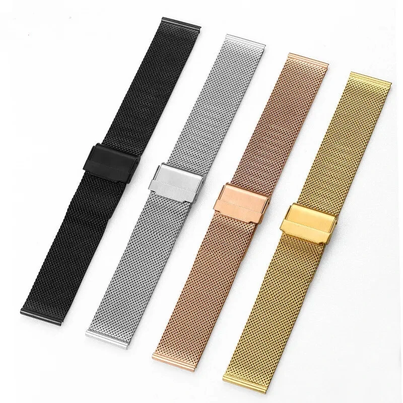 22mm Quick Release Steel Mesh Belt Replacement Strap for Zeblaze Smart Watch — view 2