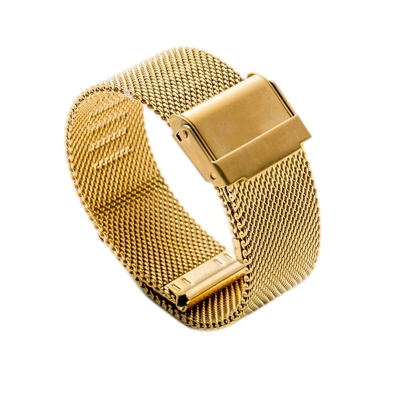 22mm Quick Release Steel Mesh Belt Replacement Strap for Zeblaze Smart Watch — view 4