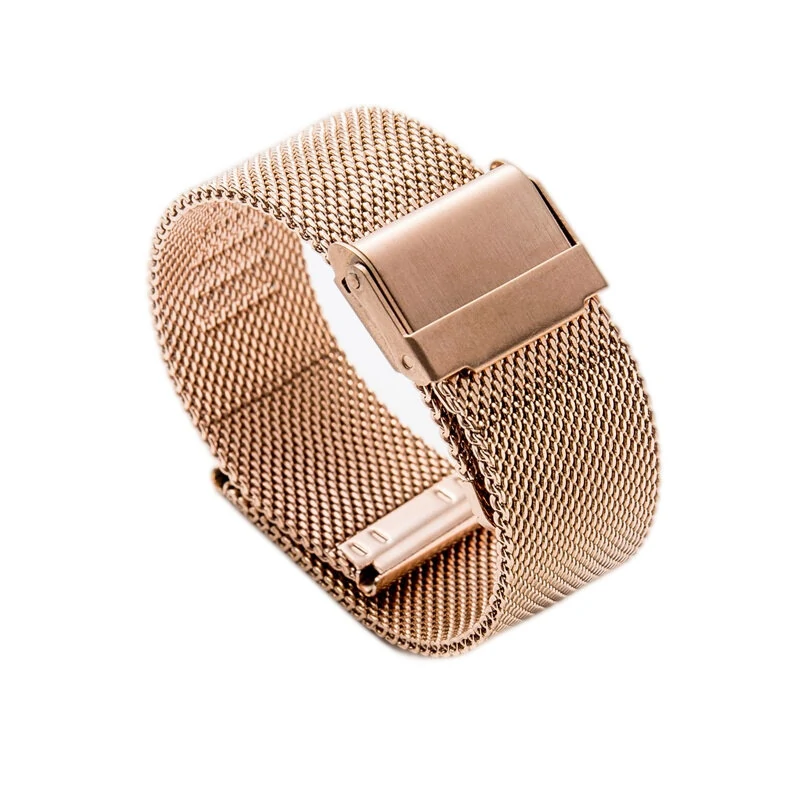 22mm Quick Release Steel Mesh Belt Replacement Strap for Zeblaze Smart Watch — view 5