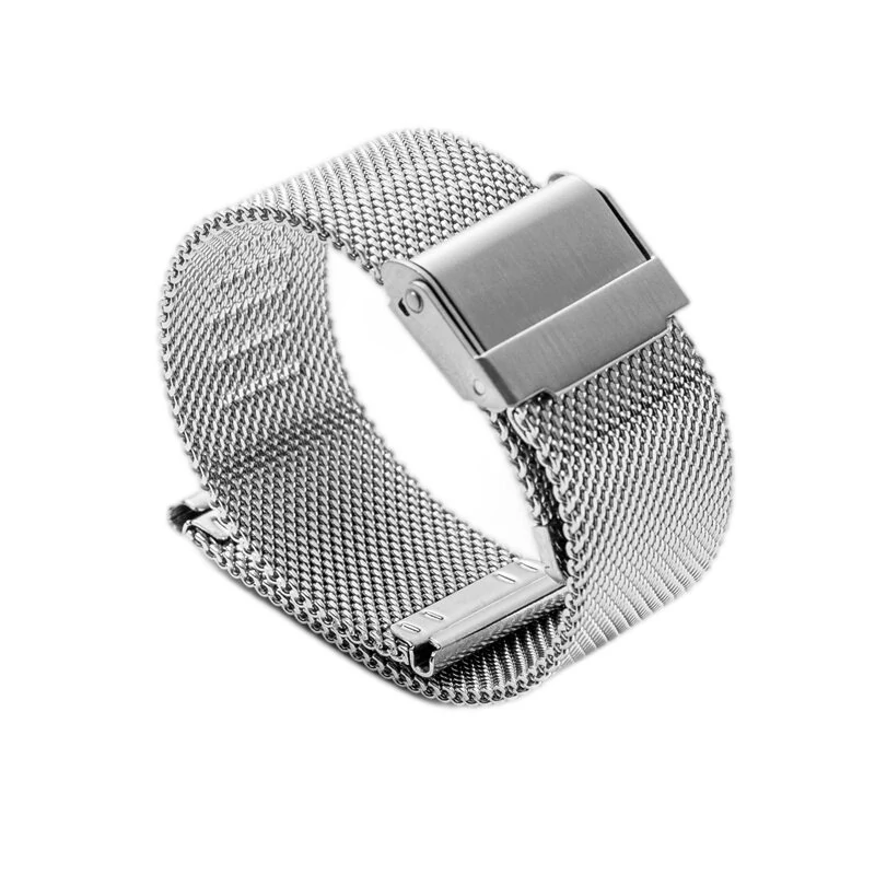 22mm Quick Release Steel Mesh Belt Replacement Strap for Zeblaze Smart Watch — view 6